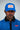 Gators Blue Hat, blue golf hat with orange underbrim, on-model front view