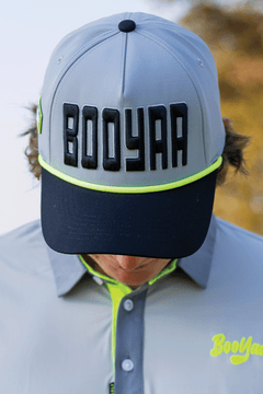 BooYaa Premium Golf Cap - BOLD GREY