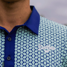 STUD - PREMIUM LIFESTYLE COLLECTION 2026 - BOOYAA GOLF SHIRT, light blue, collar, placket and chest close-up