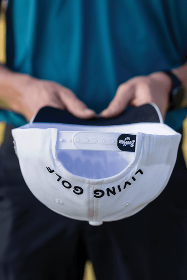 BooYaa Premium Golf Cap - WHITE CLASSIC 2.0