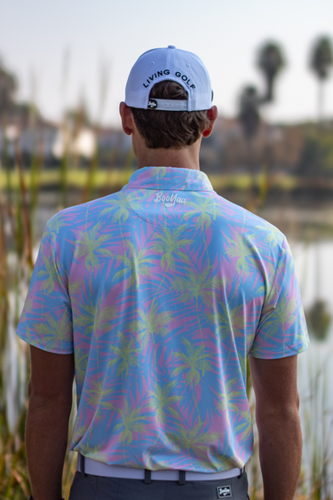 LULU - PREMIUM LIFESTYLE COLLECTION 2026 - BOOYAA SHIRT, pink and light blue, full back view