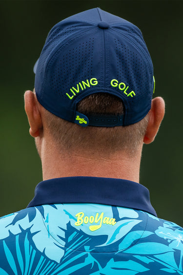 BooYaa Lifestyle Golf Cap - Navy Neon